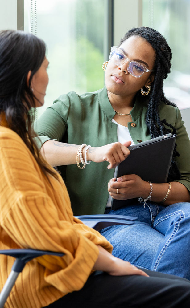 A girl receiving therapy in the west Bloomfield, MI area.